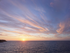 Sunrise over the Mediterranean Sea, Mallorca, Balearic Islands, Spain Sunrise over the Mediterranean Sea, Mallorca, Balearic Islands, Spain
